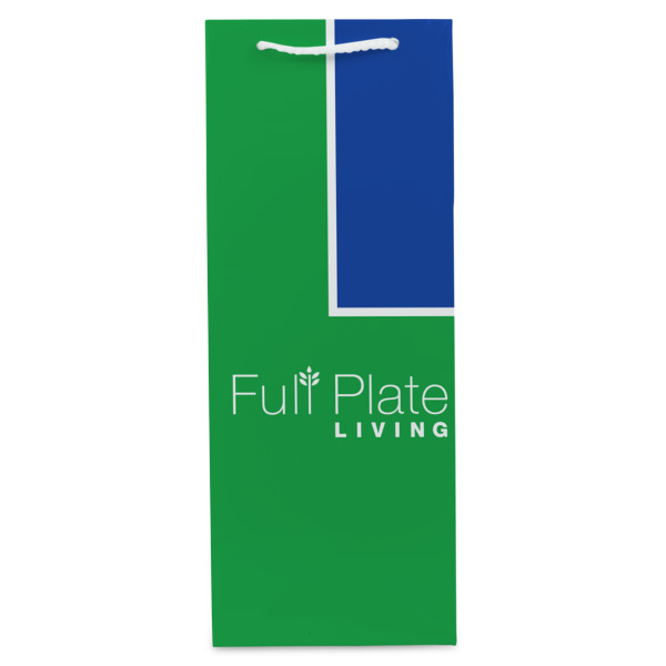 Custom Design - Wine Gift Bag - Matte - Front