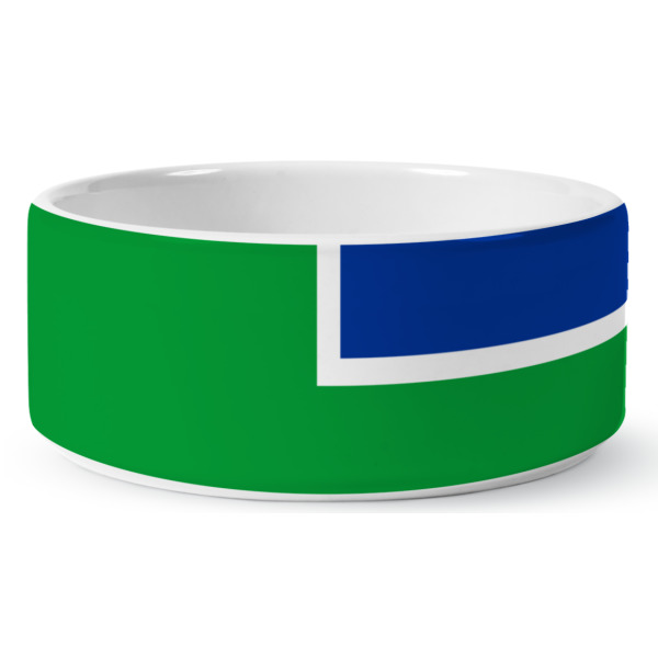 Custom Design - Ceramic Dog Bowl - Medium - Front