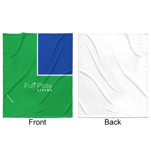 Custom Design - Minky Blanket - 50"x60" - Single Sided - Front & Back