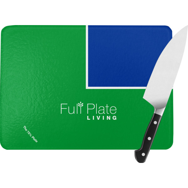 Custom Design Your Own Rectangular Glass Cutting Board