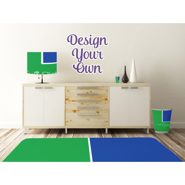 Custom Design - Wall Graphic Decal Wooden Desk