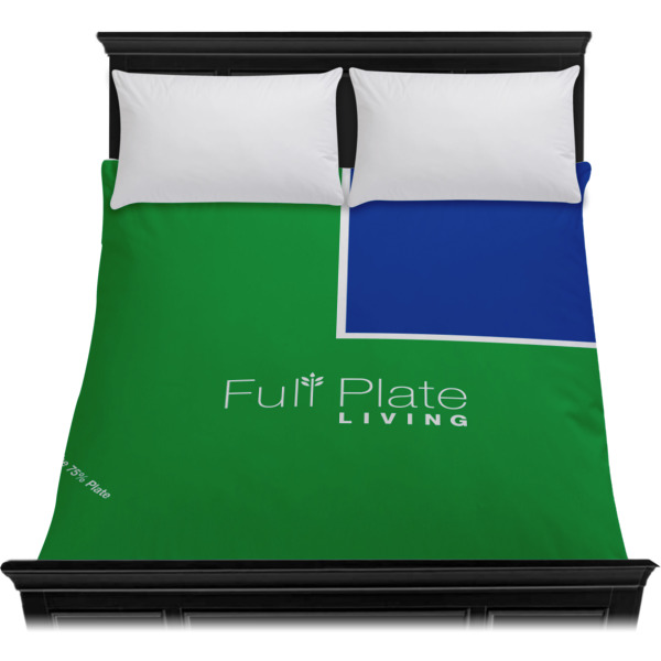 Custom Design - Duvet Cover - Queen - On Bed - No Prop