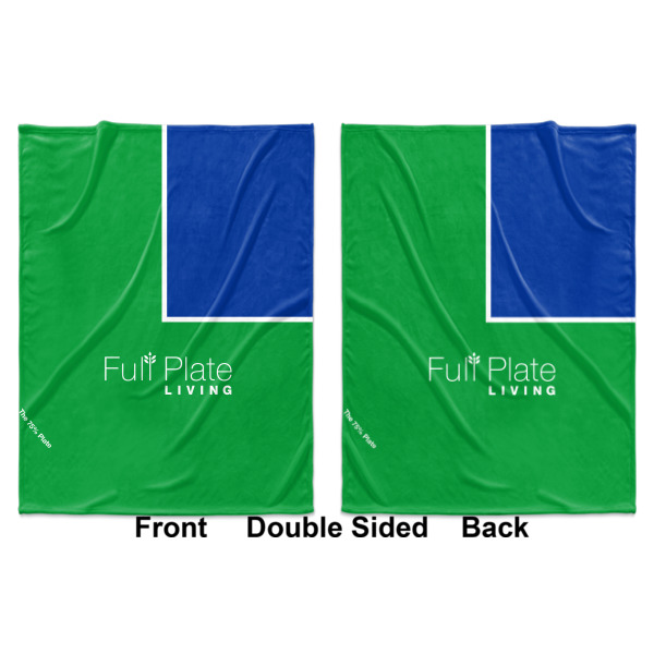 Custom Design - Baby Blanket (Double Sided - Printed Front and Back)