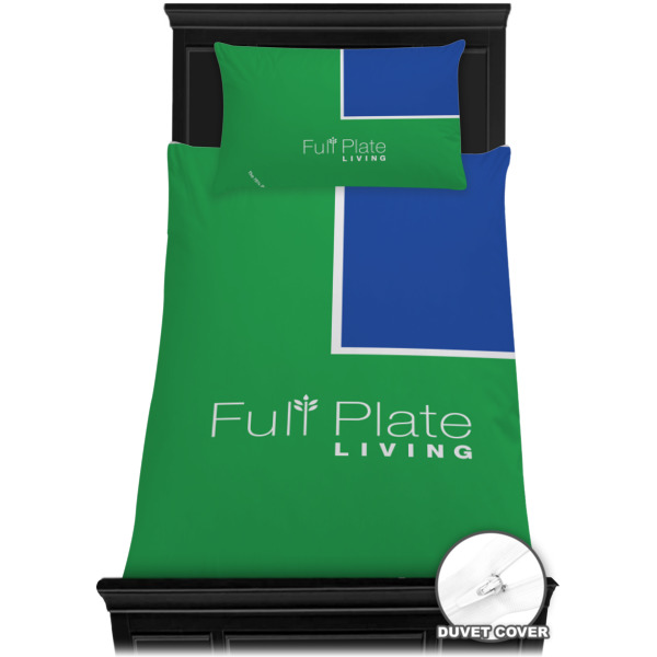 Custom Design - Bedding Set - Twin - Duvet - On Bed