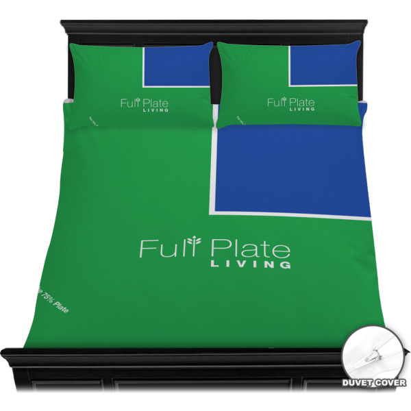 Custom Design - Bedding Set - Queen - Duvet - On Bed