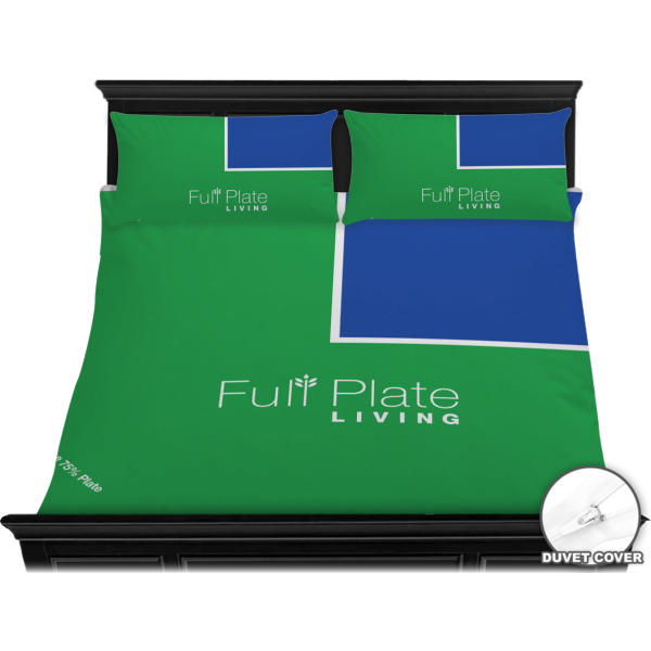 Custom Design - Bedding Set - King - Duvet - On Bed