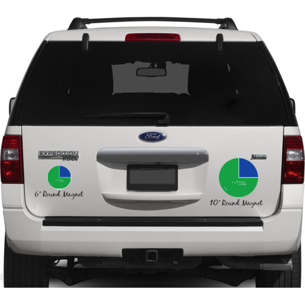 Custom Design - Personalized Car Magnets on Ford Explorer