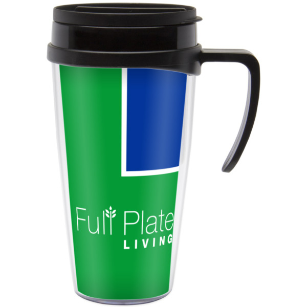 Custom Design Your Own Acrylic Travel Mug with Handle