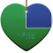 Design Your Own Heart Ceramic Ornament