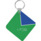 Design Your Own Diamond Plastic Keychain
