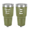 Design Your Own 30 oz Stainless Steel Tumbler - Olive - Double-Sided