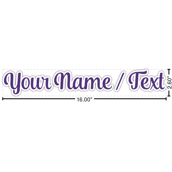 Custom Design Your Own Name/Text Decal - Small