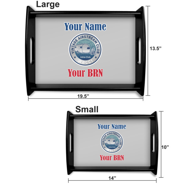 Custom Design - Serving Tray Black Sizes
