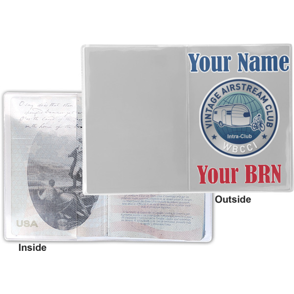 Custom Design - Vinyl Passport Holder - Flat Front and Back