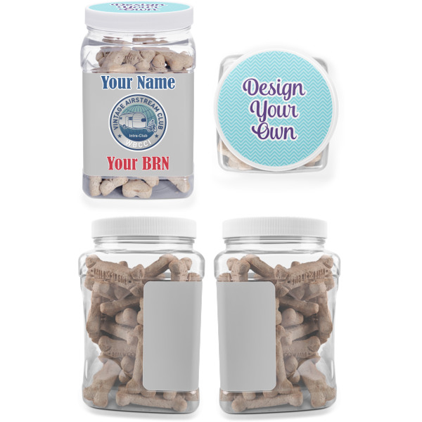 Custom Design - Pet Treat Jar - Multiple Angles