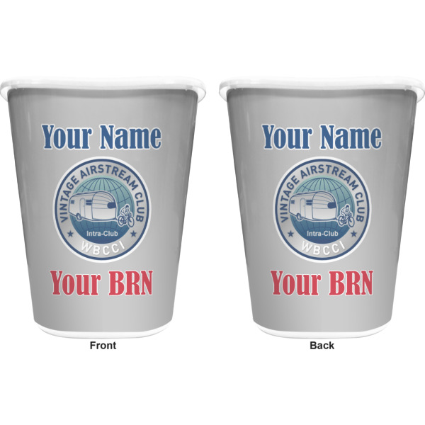Custom Design - Waste Basket - White - Double Sided - Approval