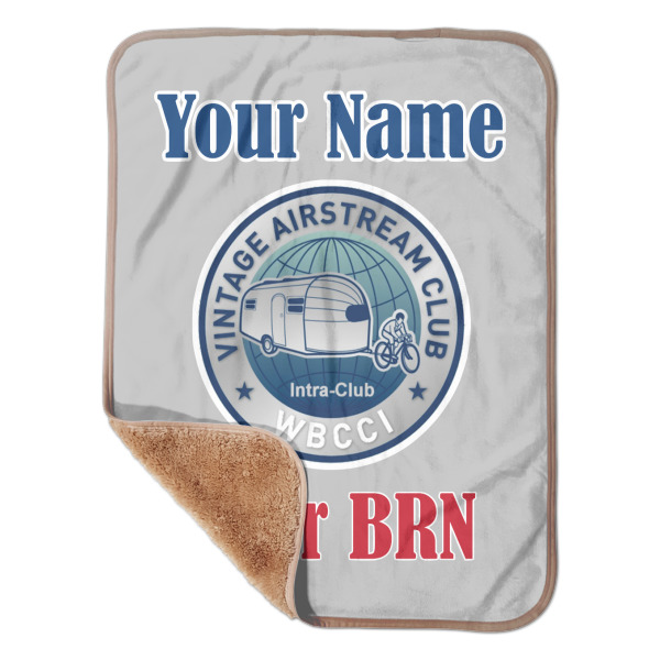 Custom Design Your Own Sherpa Baby Blanket - 30" x 40"