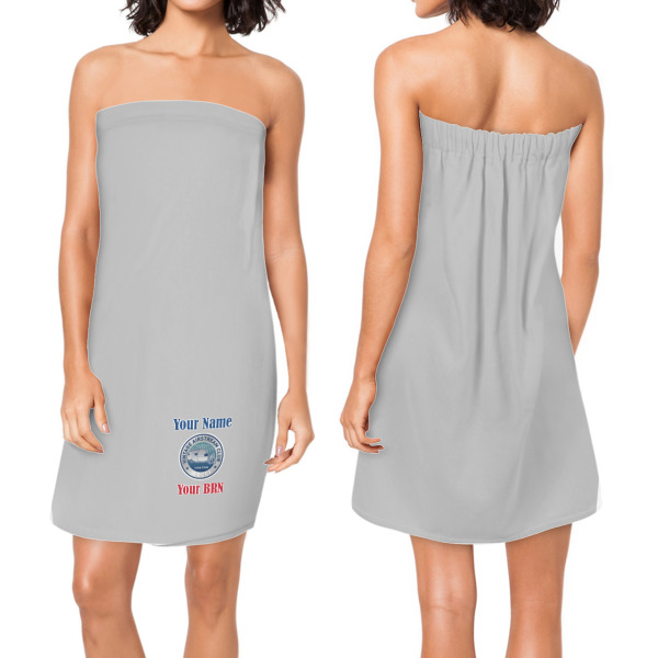 Custom Design - Custom Bath Wrap - Front & Back View