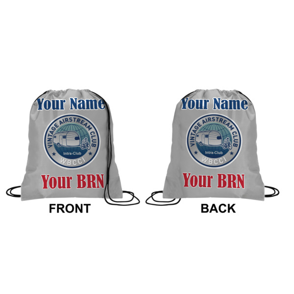Custom Design - Drawstring Backpack Front & Back Medium