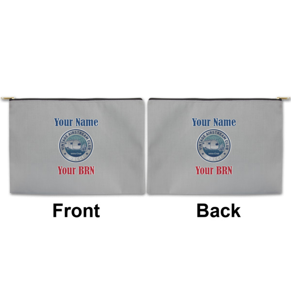 Custom Design - Large Zipper Pouch Approval (Front and Back)