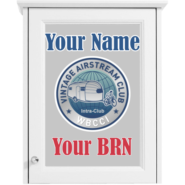 Custom Design - Single White Cabinet Decal