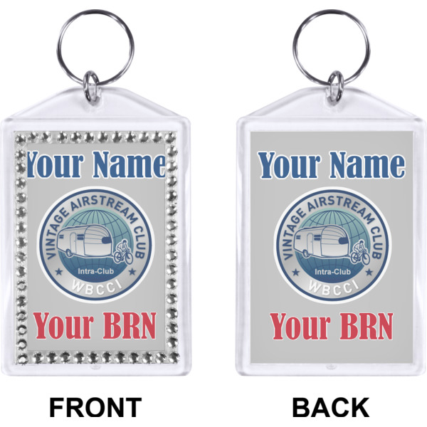 Custom Design - Bling Keychain (Front + Back)