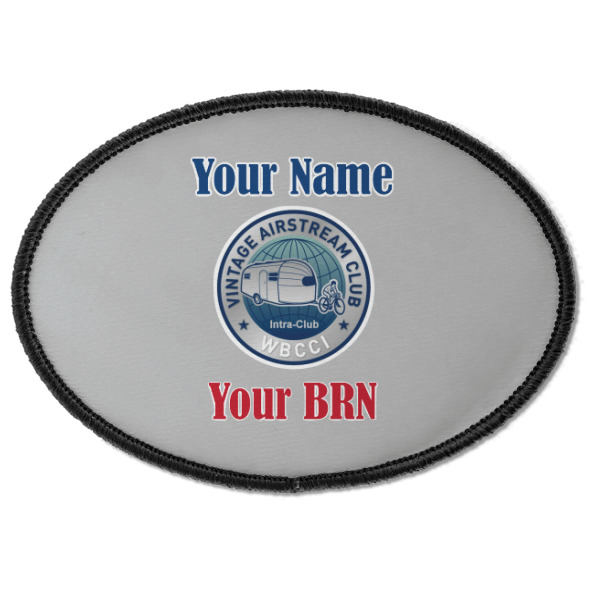 Custom Design - Iron On Patch - Oval - Front
