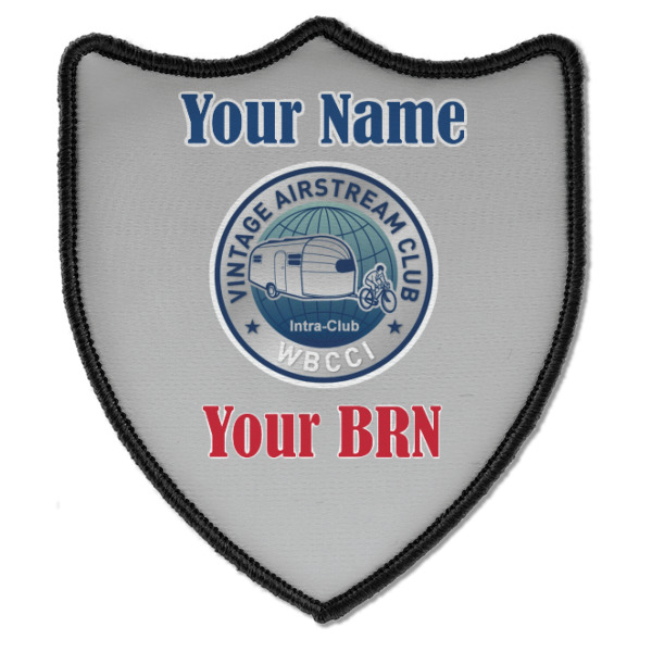 Custom Design - Iron On Patch - Shield - Style B - Front