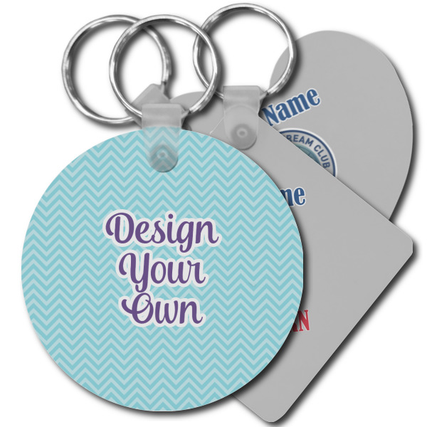 Custom Design Your Own Plastic Keychain