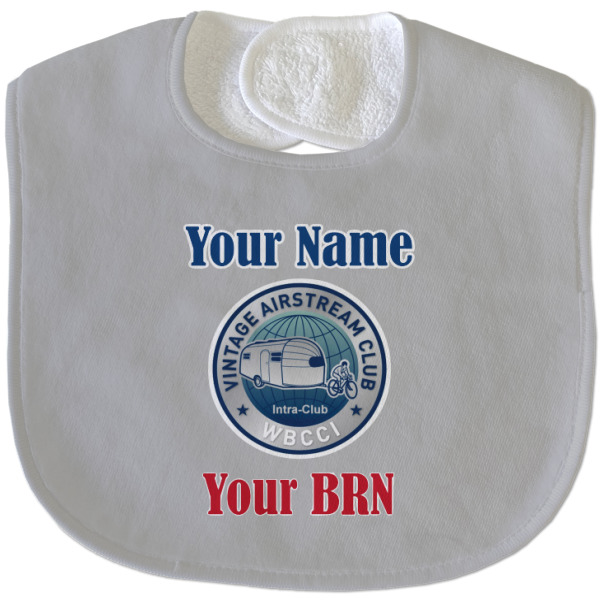 Custom Design - New Baby Bib - Closed and Folded