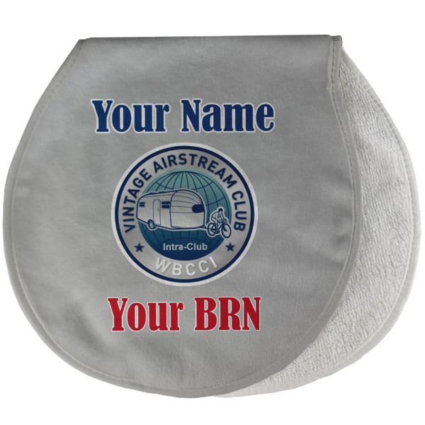 Custom Design - New Baby Burp Folded