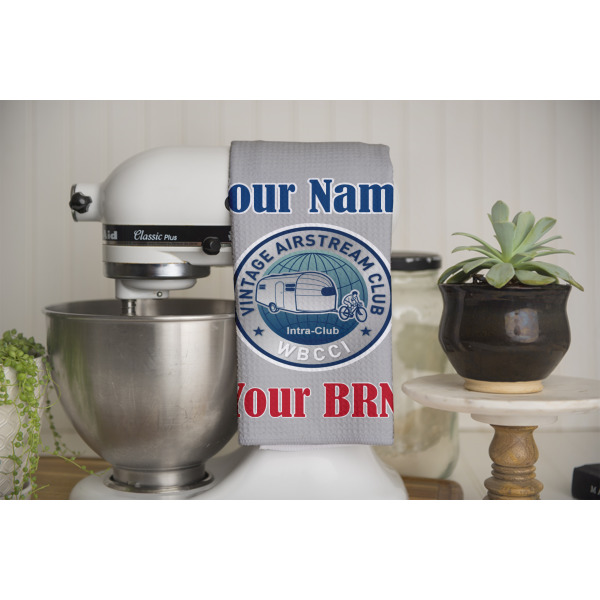 Custom Design - Waffle Weave Towel - Full Color Print - Lifestyle Image