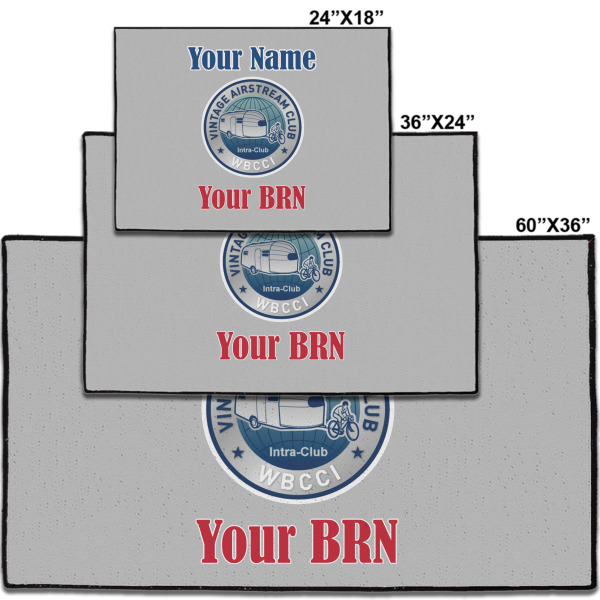 Custom Design - Door Mats - Size Comparison
