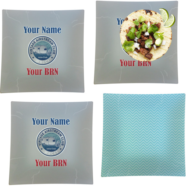 Custom Design - Set of Square Dinner Plates