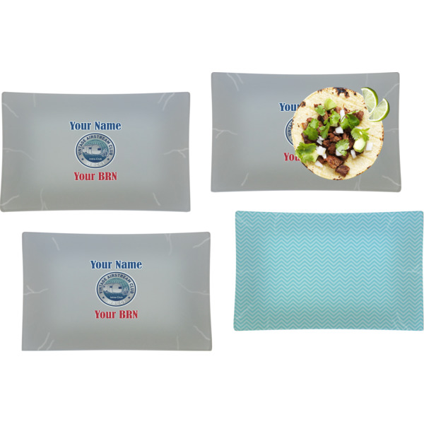 Custom Design - Set of Rectangular Dinner Plates