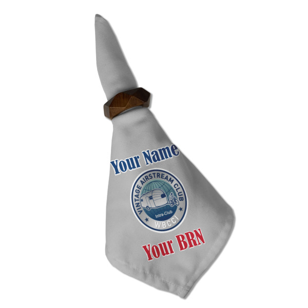 Custom Design - Cloth Napkins - Personalized Dinner (Folded in Ring) (MAIN)