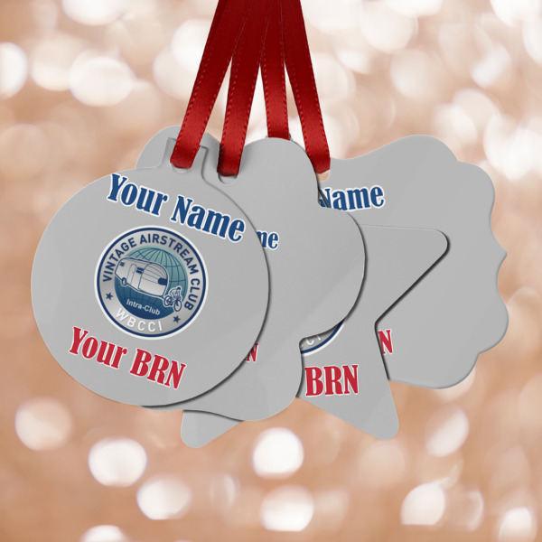 Custom Design Your Own Metal Ornaments - Double-Sided