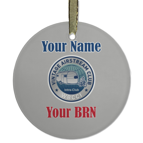 Custom Design - Frosted Glass Ornament - Round