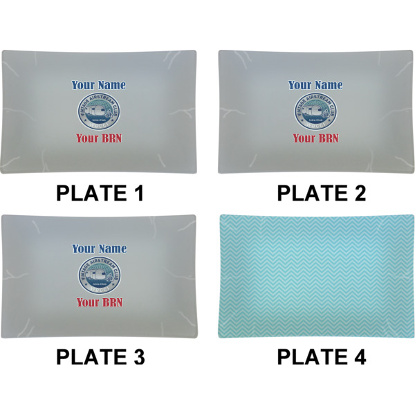 Custom Design - Set of Rectangular Dinner Plates (Approval)