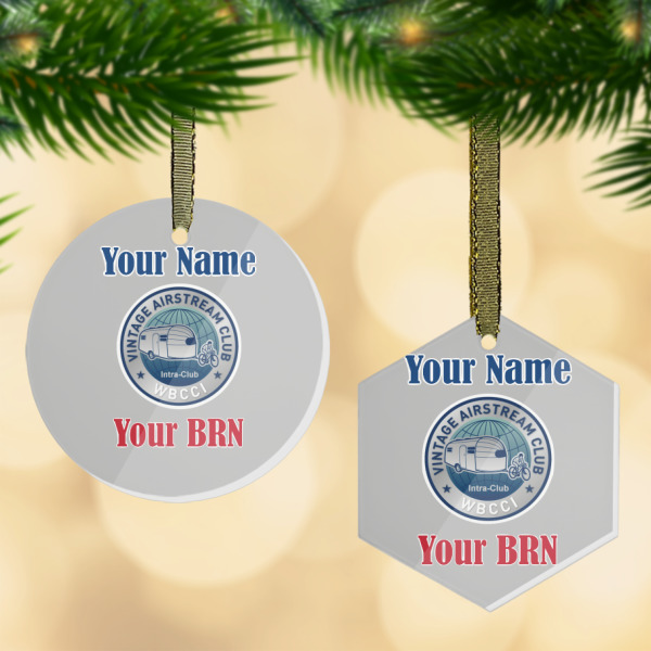 Custom Design Your Own Flat Glass Ornament