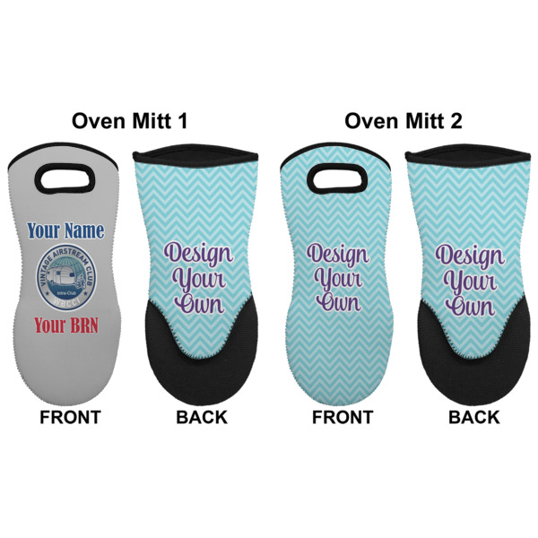 Custom Design - Neoprene Oven Mitt - Set of 2 - Approval