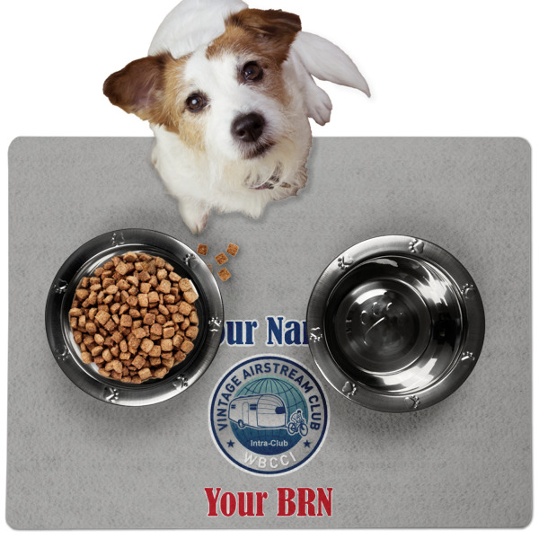 Custom Design - Dog Food Mat - Medium LIFESTYLE