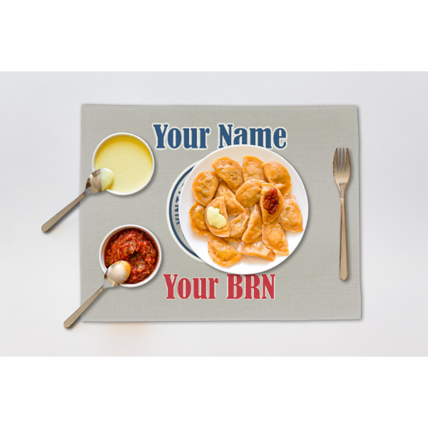 Custom Design - Linen Placemat - Single - Lifestyle