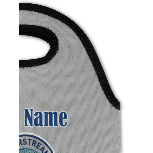 Custom Design - Double Wine Tote - Top Closeup