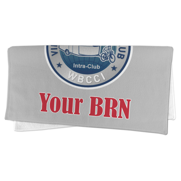 Custom Design - Microfiber Dish Rag - FOLDED (half)