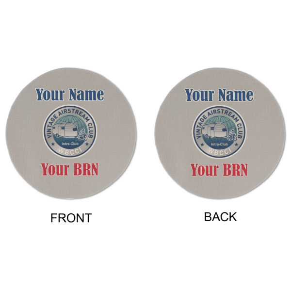 Custom Design - Round Linen Placemats - APPROVAL (double sided)