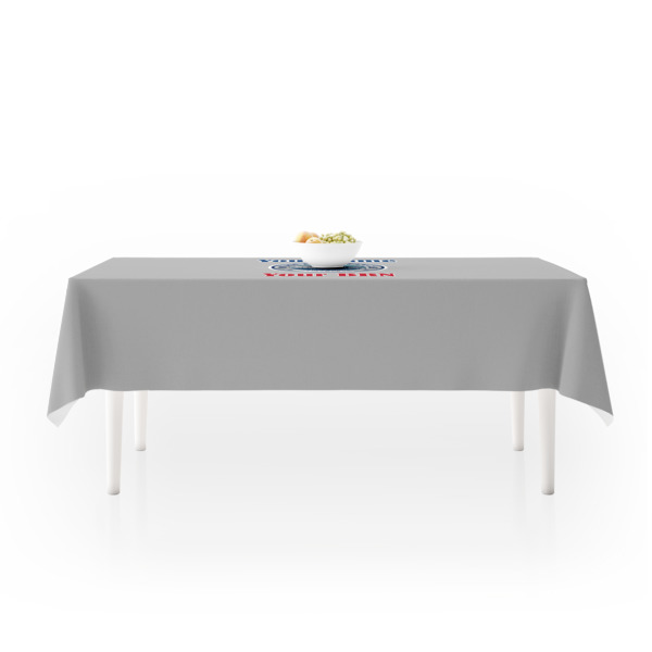 Custom Design - Tablecloths (58"x102") - LIFESTYLE (side view)