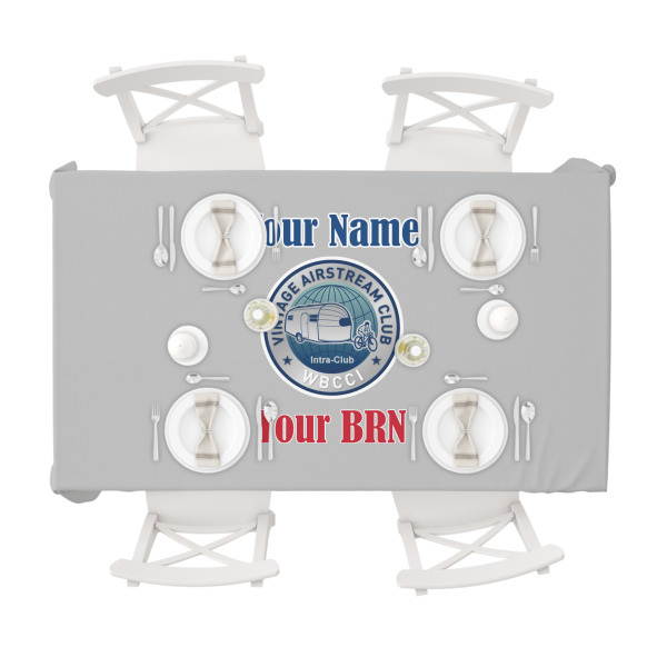 Custom Design - Tablecloths (58"x102") - TOP VIEW (with plates)