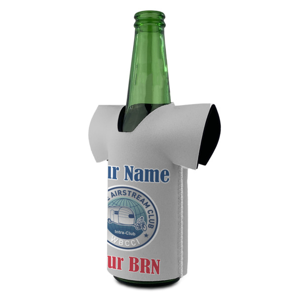 Custom Design - Jersey Bottle Cooler - ANGLE (on bottle)