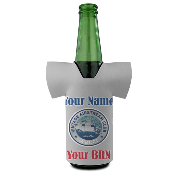 Custom Design - Jersey Bottle Cooler - Set of 4 - FRONT (on bottle)
